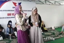 Venna Melinda Sapa Warga Tulungagung dan Senam Bersama