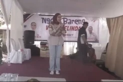 Ngopi Bareng Warga Blitar, Venna Melinda Bicara Gerobak Perindo dan UMKM