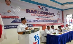 Gelar Rakorpimwil, Perindo Bengkulu Target Raih Kursi dari DPRI hingga Kabupaten