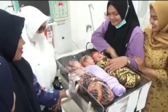 3 Bayi Kembar Lahir di Madina, 2 Laki-laki 1 Wanita