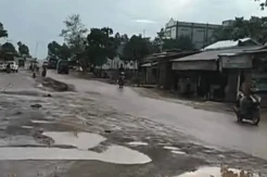 Dinas PUPR Kobar Didesak Perbaiki Jalan Ahmad Yani yang Dipenuhi Lubang