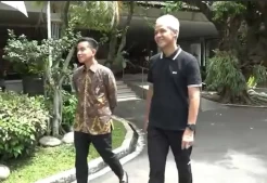 Gibran Temui Ganjar di Semarang, Minta Maaf Beda Pendapat Soal Piala Dunia U 20