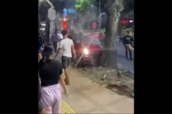 2 Pemotor Tewas Ditabrak Sedan di Jalan Diponegoro Medan