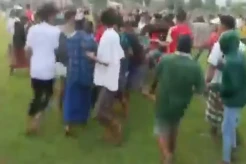 Memalukan! Sepak Bola Tarkam di Jember Ricuh, Pemain Lari ke Sawah