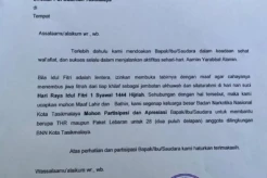 Heboh Surat BNN Tasikmalaya Minta THR ke PO Budiman, Ini Faktanya