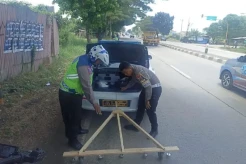 Bahaya! Ranjau Paku 1,5 Kg Ditemukan Sepanjang Jalur Mudik Karawang-Subang
