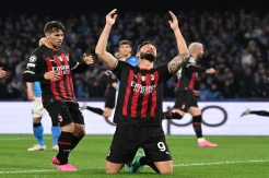 Giroud Antar Milan Ungguli Napoli 1-0 di Babak Pertama
