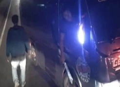 Viral! Sopir Elf Acungkan Golok di Jalur Limbangan, Kapolres: Dia Akan Berlebaran di Sel Tahanan