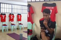 Viral Marselino Ferdinan Duduk di Kursi Plastik Hijau di Ruang Ganti Olympic Stadium, Netizen: Main Bola Atau Kondangan?
