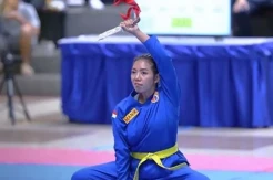 Atlet Vovinam Manik Trisna Dewi Tambah Emas Indonesia di SEA Games 2023