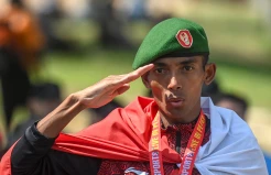 Prabowo Ucapkan Selamat kepada Lettu Agus Prayogo usai Raih Emas Sea Games 2023