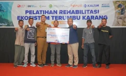 Komitmen Rehabilitasi Terumbu, Pupuk Kaltim Kembangkan Metode Transplantasi dan Taman Laut