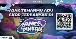 Ajak Temanmu Adu Skor Terbanyak di Game Games+ Pin Ball!
