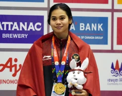 Finswimming Raih Medali Emas ke-69 Indonesia, Penuhi Target Jokowi di SEA Games 2023