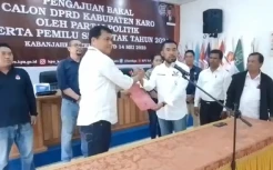 DPD Partai Perindo Karo Daftarkan 32 Bacaleg ke KPUD