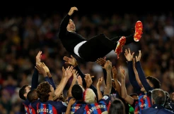 Xavi Ungkap Suka Duka Antarkan Barcelona Juara Liga Spanyol 2022/2023