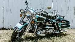 Harley-Davidson FLH Bicentennial 1976 Milik Elvis Presley Dilelang