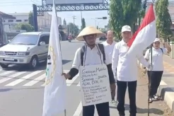 2 Petani Jalan Kaki dari Semarang ke Istana Negara Jakarta Temui Presiden Jokowi, Ini Tuntutan Mereka
