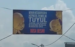 Geger! Viral Tuyul Gentayangan di Tasikmalaya, Warga Resah dan Pasang Spanduk Peringatan!