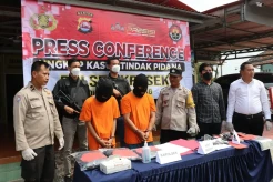 Kompak, Mertua dan Menantu Maling Motor di Kresek Tangerang