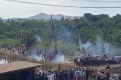 Mencekam! Bentrokan Pecah di Konawe, Warga Protes Debu Batu Bara Dibalas Tembakan Gas Air Mata