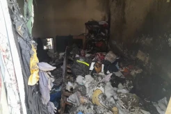 Penampakan Rumah Hangus...