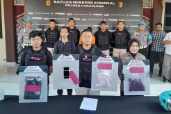 Polisi Ringkus Pelaku Penyiraman Air Keras kepada Guru SMKN 2 Karawang