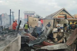 10 Rumah di Kolaka Hangus Terbakar, Kerugian Ditaksir Rp1 Miliar