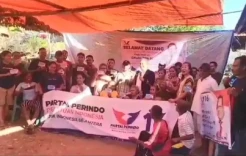 Bacaleg Partai Perindo Karolus Karni Lando Dapat Dukungan Warga Nagekeo NTT
