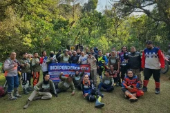 Sambut HUT ke-78 RI, Offroader Cirebon Jelajah Tugu Kopassus Brebes