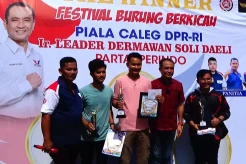 Festival Burung Berkicau Piala Caleg Perindo di Nias Berlangsung Meriah