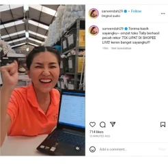 Sesi Shopee Live Sarwendah...