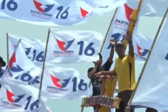 Perindo Meriahkan Festival Perahu Demokrasi di Pesisir Laut Teluk Lampung