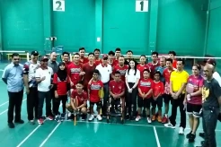 Angela Tanoesoedibjo Diminta Datangkan Kevin Sanjaya saat Tinjau Pemusatan Paraatlet Bulutangkis