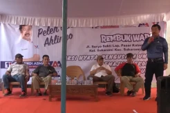 Bacaleg Partai Perindo Andi Asmara Sosialisasi KTA Berasuransi di Palembang