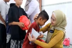 Peduli Anak Yatim, Bacaleg Perindo Venna Melinda Sambangi Panti Asuhan di Kediri