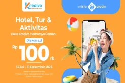 Serbu Diskon Liburan s.d Rp100 Ribu di Mister Aladin, Begini Caranya!