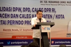 HT Bakar Semangat Kader, Perindo Aceh Optimistis Raih Suara Maksimal