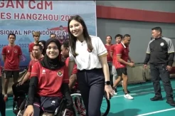 Angela Tanoesoedibjo Kagum dengan Perjuangan Atlet Difabel Tenis Meja