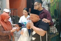 Angela Tanoesoedibjo Kunjungi Pelaku UMKM di Surabaya, Pedagang Kaget dan Terharu