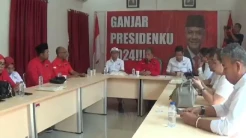 Silaturahmi dengan DPW Perindo, DPD PDIP Sulteng Bertemu dengan 4 Partai Pengusung Ganjar
