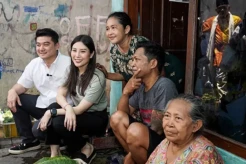 Keseruan Angela Tanoesoedibjo dan Chef Arnold Sambangi Kampung Lontong Surabaya