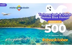 Pesan Tiket Pesawat di Mister Aladin Sekarang, Bisa Hemat s.d Rp500 Ribu!
