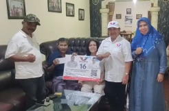 Serahkan Klaim KTA Berasuransi di Kediri, Jeannie: Bukti Nyata Kepedulian Perindo