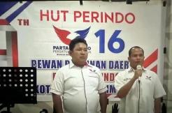 Rayakan HUT ke-9, Partai Perindo Tebar Sembako di Padangsidimpuan
