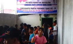 Rayakan HUT ke-9, DPD Perindo Nias Selatan Gelar Santuan Anak Yatim