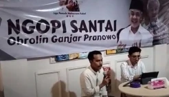 Liga Pemuda Mahasiswa Kalsel Gelar Ngopi Santai Obrolin Ganjar