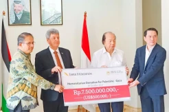 Indonesia Gelontorkan Bantuan Rp7,5 Miliar untuk Korban di Gaza Palestina