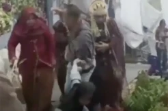 Hujan Angin Robohkan Tenda Pernikahan di Ponorogo, Tamu Undangan Berhamburan