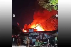 Bangunan Rumah Tinggal di Kebon Kosong Kemayoran Terbakar, 120 Personel Dikerahkan